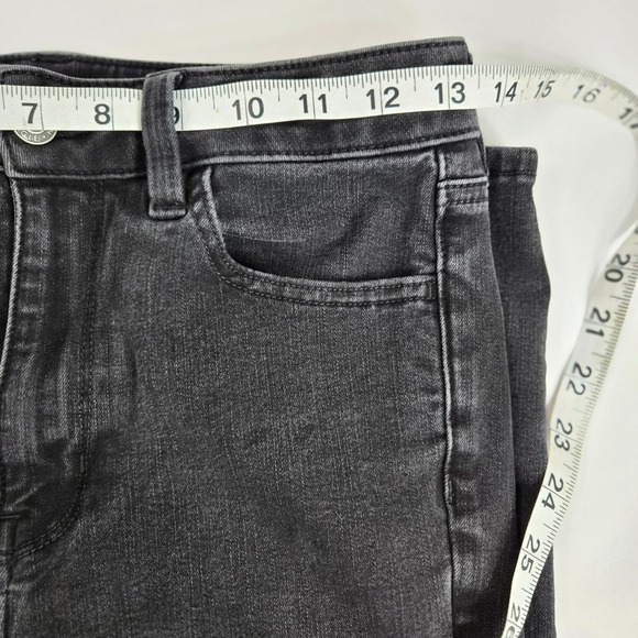 American Eagle Super Hi-Rise Jeggings‎ 360 Stretch Black Wash Jeans Size 8 - Picture 9 of 14